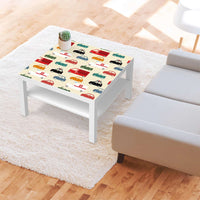 Selbstklebende Folie Cars - IKEA Lack Tisch 78x78 cm - Kinderzimmer