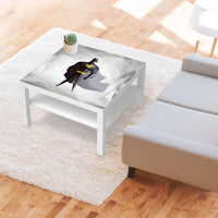 Selbstklebende Folie Mr. Black - IKEA Lack Tisch 78x78 cm - Kinderzimmer