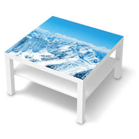 Selbstklebende Folie Himalaya - IKEA Lack Tisch 78x78 cm - weiss