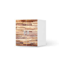 Selbstklebende Folie Artwood - IKEA Stuva / Fritids Schrank - 2 kleine Türen - weiss