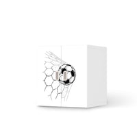 Selbstklebende Folie Eingenetzt - IKEA Stuva / Fritids Schrank - 2 kleine Türen - weiss