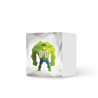Selbstklebende Folie Mr. Green - IKEA Stuva / Fritids Schrank - 2 kleine Türen - weiss