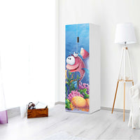 Selbstklebende Folie Bubbles - IKEA Stuva kombiniert - 2 große Türen und 2 kleine Türen (Kombination 2) - Kinderzimmer