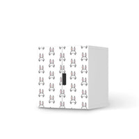 Selbstklebende Folie Hoppel - IKEA Stuva Schrank - 2 kleine Türen - weiss