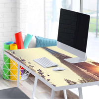 Tischfolie Seaside Dreams - Tisch 120x60 cm - Schreibtisch