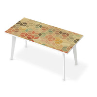 Tischfolie 3D Retro - Esszimmer Tisch 160x80 cm