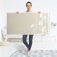 Tischfolie Florals Plain 3 - Tisch 160x80 cm - Folie