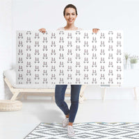 Tischfolie Hoppel - Tisch 160x80 cm - Folie