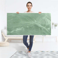 Tischfolie Jadeglück - Tisch 160x80 cm - Folie
