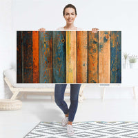 Tischfolie Wooden - Tisch 160x80 cm - Folie