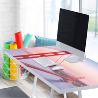 Tischfolie Golden Gate - Tisch 160x80 cm - Schreibtisch