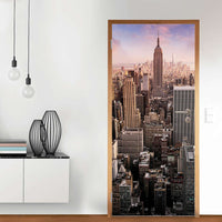 Türfolie Big Apple - Wohnzimmer (Innen-/Außenfläche)
