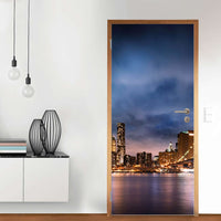 Türfolie Brooklyn Bridge - Wohnzimmer (Innen-/Außenfläche)