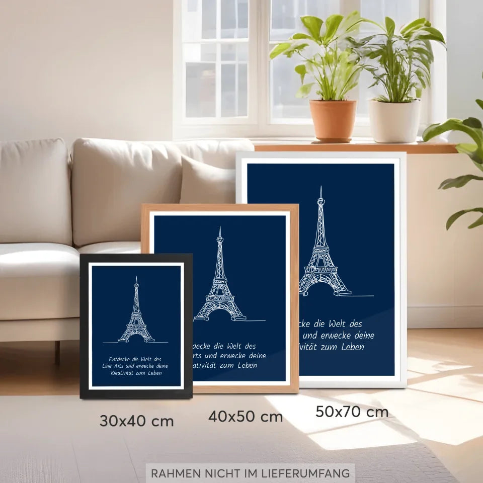 Poster Print Konfigurieren Line Art alle Groessen
