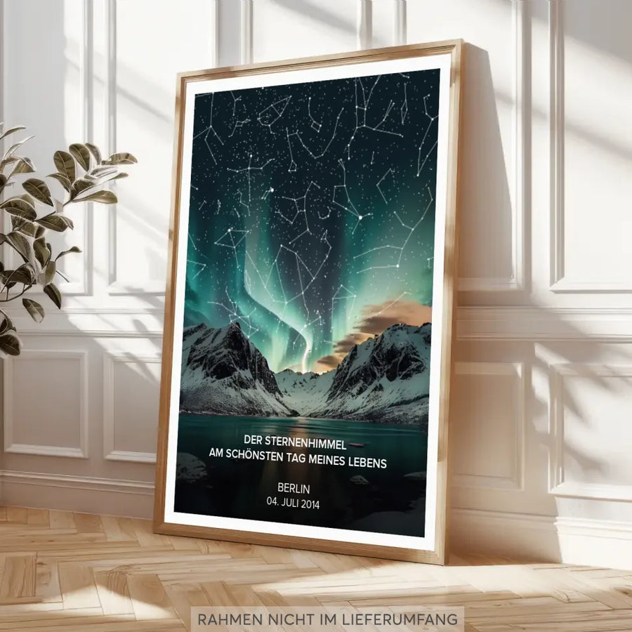 Poster Print Sternenhimmel Perspektivisch pds1