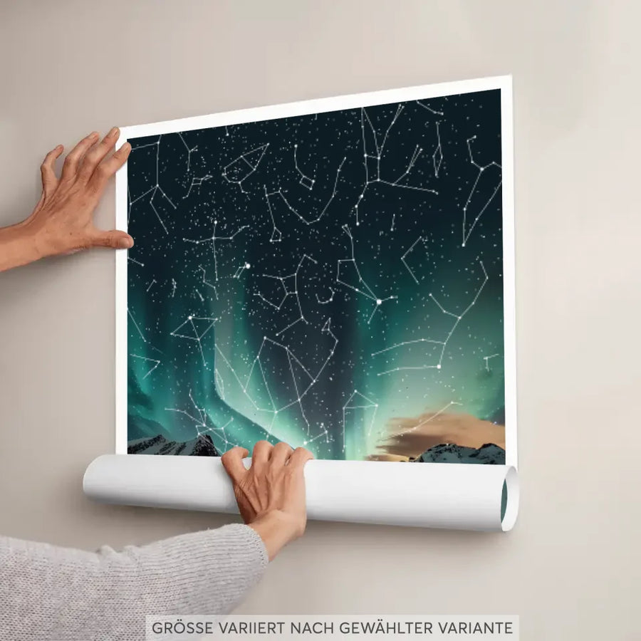 Poster Print Sternenhimmel Qualität pds2