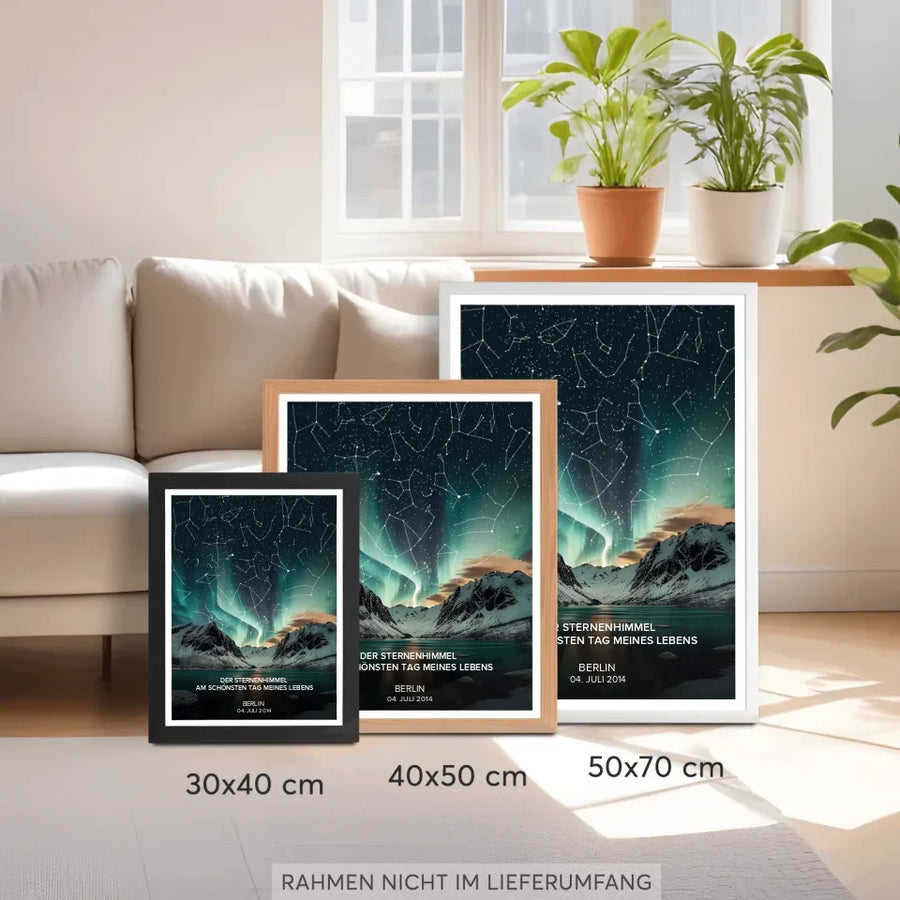 Poster Print Sternenhimmel alle Groessen