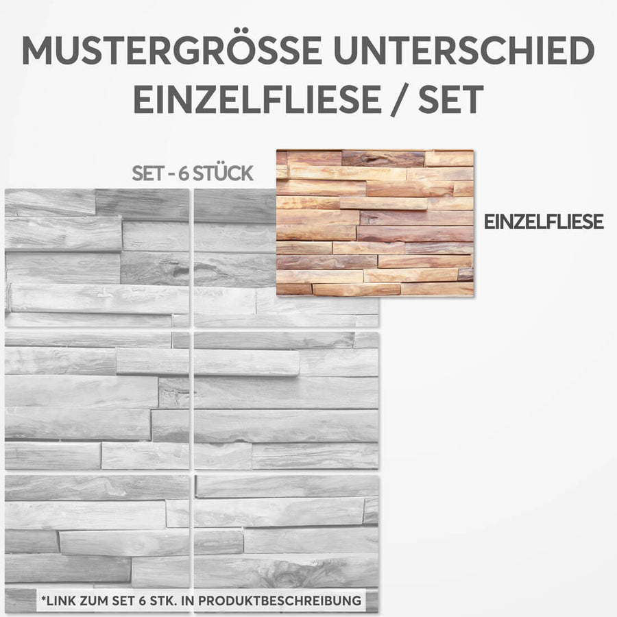 Fliesenfolie für Küche & Bad - Design: Artwood