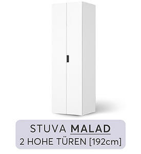 Möbelfolie IKEA Stuva / Malad Schrank - 2 hohe Türen