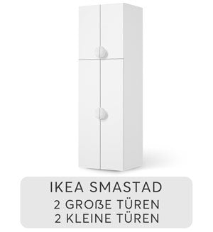 Möbelfolie IKEA Smastad kombiniert - 2 grosse & 2 kleine Türen