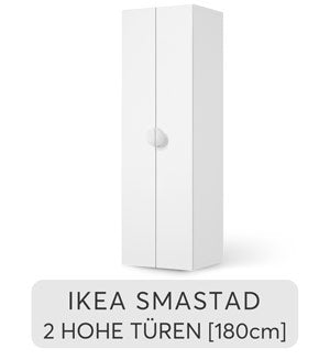 Möbelfolie IKEA Smastad Schrank - 2 hohe Türen