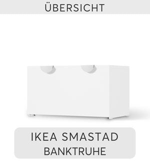 Möbelfolie IKEA Smastad Bank mit Kasten