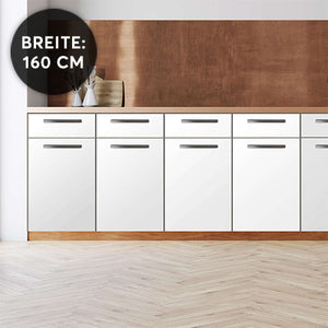 Klebefolie Küche - Unterschrank - Breite: 160cm
