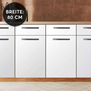 Klebefolie Küche - Unterschrank - Breite: 80cm