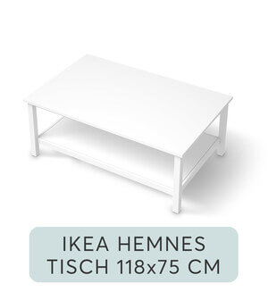 Möbelfolie IKEA Hemnes Tisch 118x75 cm