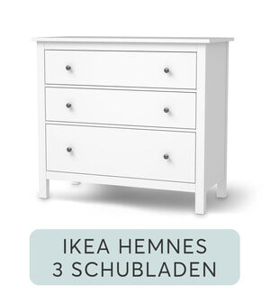 Möbelfolie IKEA Hemnes Kommode 3 Schubladen