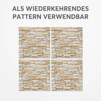 Fliesenaufkleber für Küche & Bad - Design: Sandstein