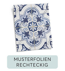 Fliesenaufkleber Musterfolie Rechteckig