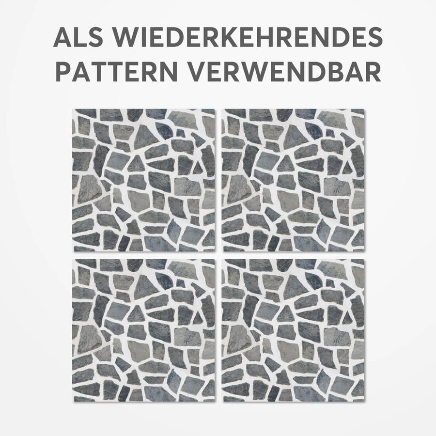Fliesenaufkleber für Küche & Bad - Design: Steinmosaik