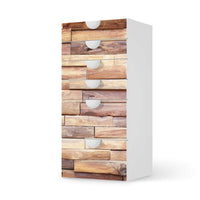 Klebefolie für Möbel Artwood - IKEA Smastad Kommode - 6 Schubladen  - weiss