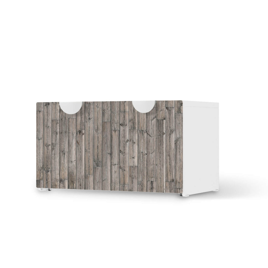 Möbelfolie Dark washed - IKEA Smastad Bank mit Kasten  - weiss