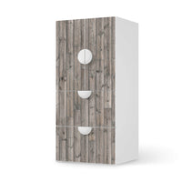 Möbelfolie Dark washed - IKEA Smastad kombiniert - 2 Schubladen und 2 kleine Türen  - weiss