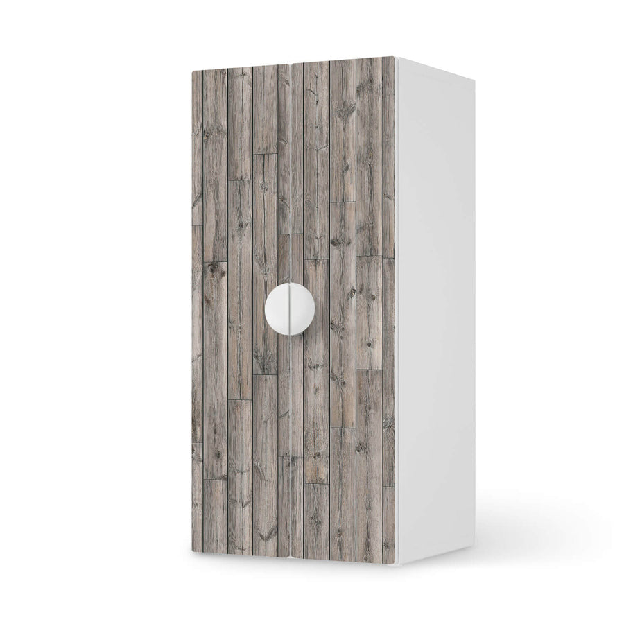 Möbelfolie Dark washed - IKEA Smastad Schrank - 2 große Türen  - weiss