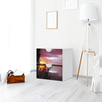 Klebefolie für Möbel Dream away - IKEA Smastad Kommode - 2 Schubladen - Kinderzimmer