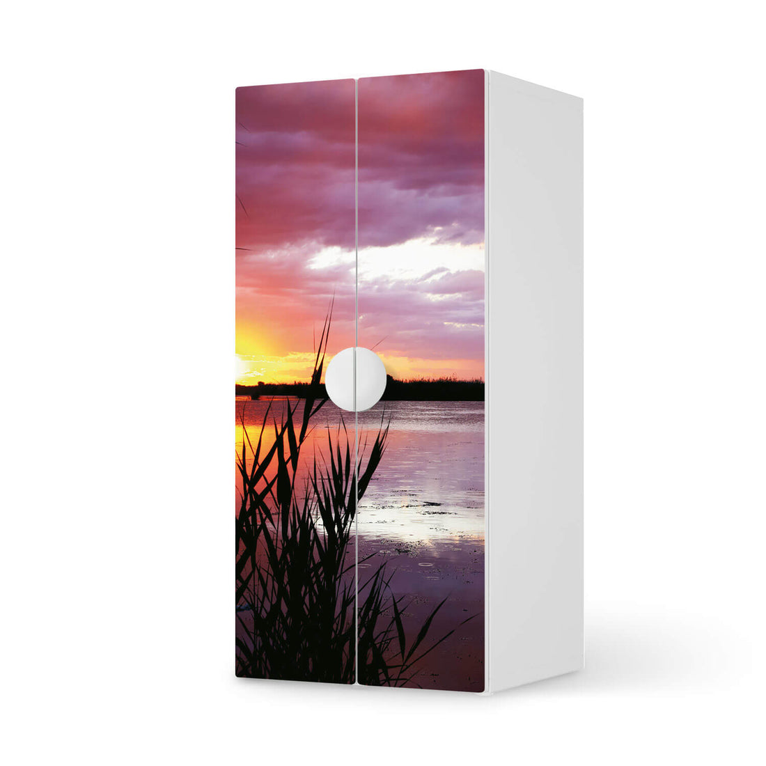 Möbelfolie Dream away - IKEA Smastad Schrank - 2 große Türen  - weiss