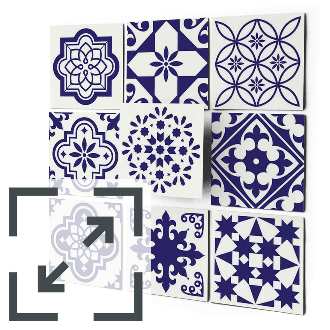 Fliesenaufkleber Eigenes Maß Main - Azulejo Love