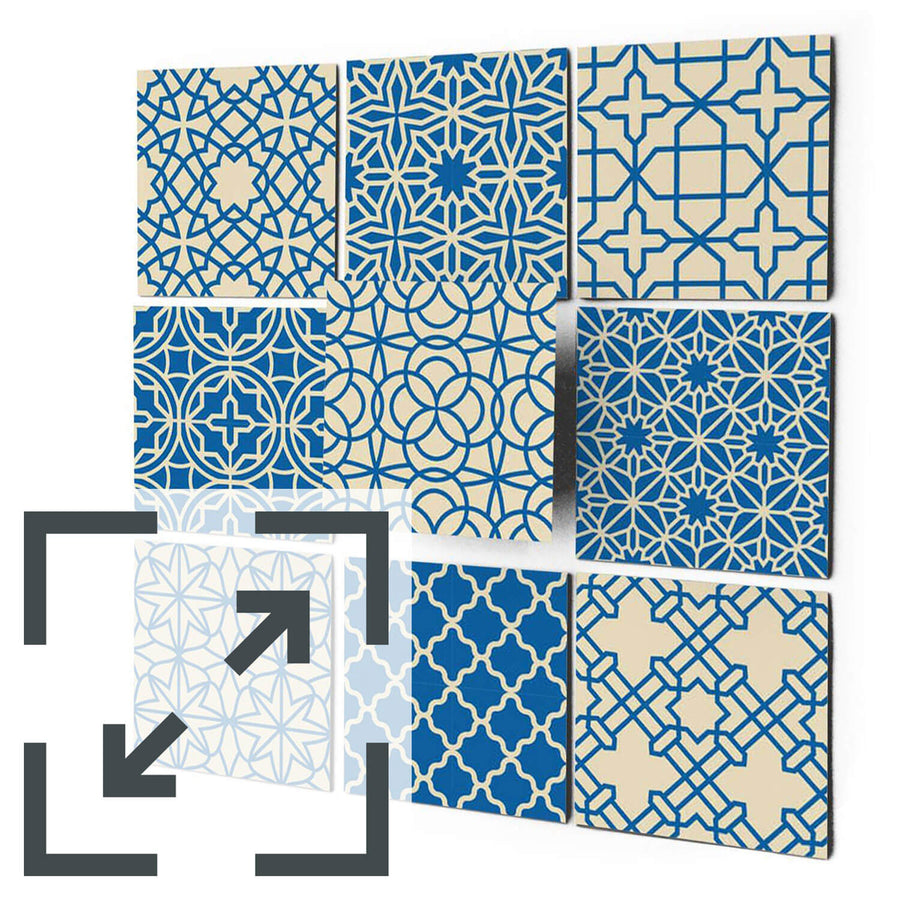 Fliesenaufkleber Eigenes Maß Main - Pattern Design