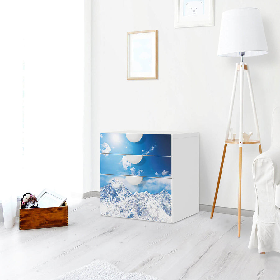 Folie für Möbel Everest - IKEA Smastad Kommode - 3 Schubladen - Kinderzimmer