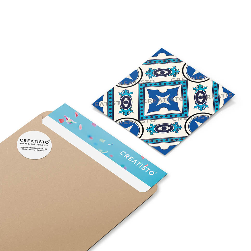 Klebefliesen Lisboa Azulejos - Musterfolie Verpackung - creatisto pds2