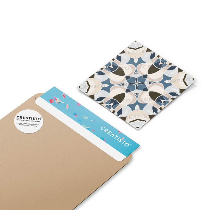 Klebefliesen Orientalische Fliesen LIMAN - Musterfolie Verpackung - creatisto pds2