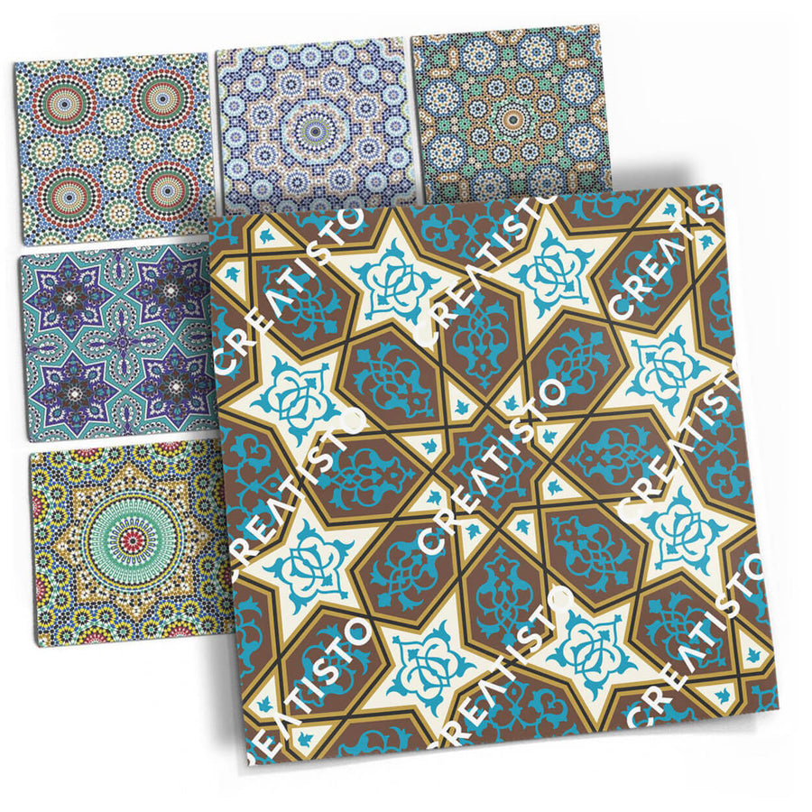 Fliesenaufkleber Küche Musterfolie Main - Orientalisches Mosaik