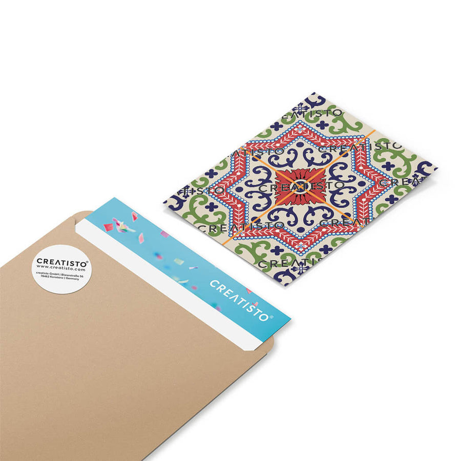 Klebefliesen rechteckig Bukhara Design - Musterfolie Verpackung - creatisto pds2