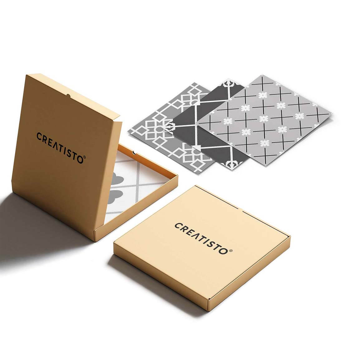 Eigenes Maß Klebefliesen Grey Love - Verpackung - creatisto pds2