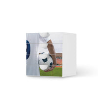 Klebefolie Footballmania - IKEA Smastad Kommode - 4 Schubladen  - weiss