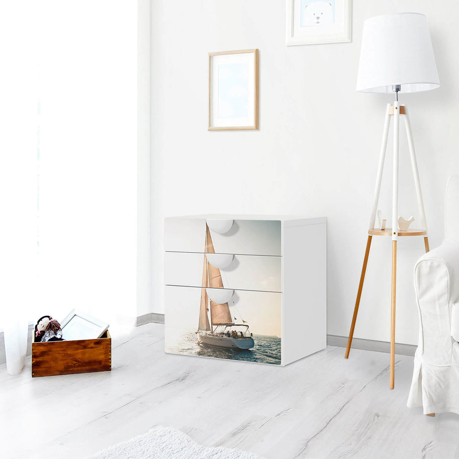 Folie für Möbel Freedom - IKEA Smastad Kommode - 3 Schubladen - Kinderzimmer