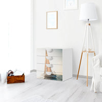 Klebefolie Freedom - IKEA Smastad Kommode - 4 Schubladen - Kinderzimmer